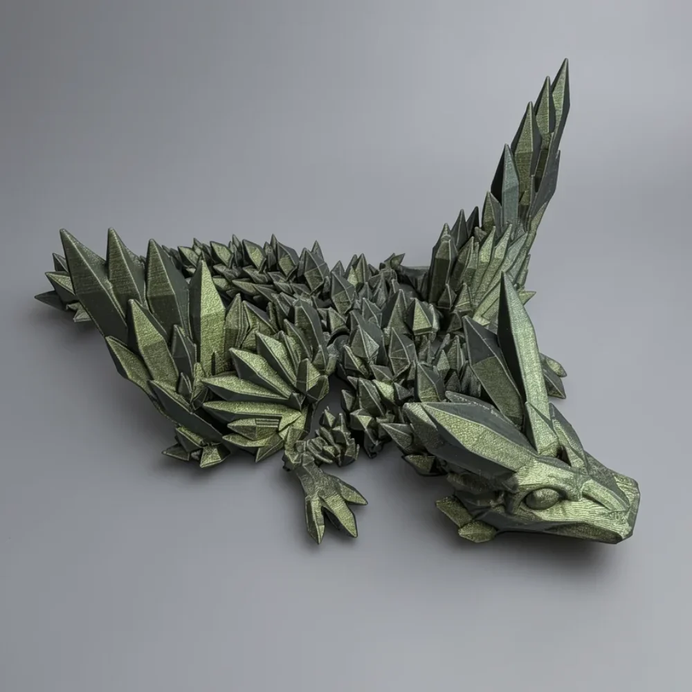 Baby Winged Crystal Dragon