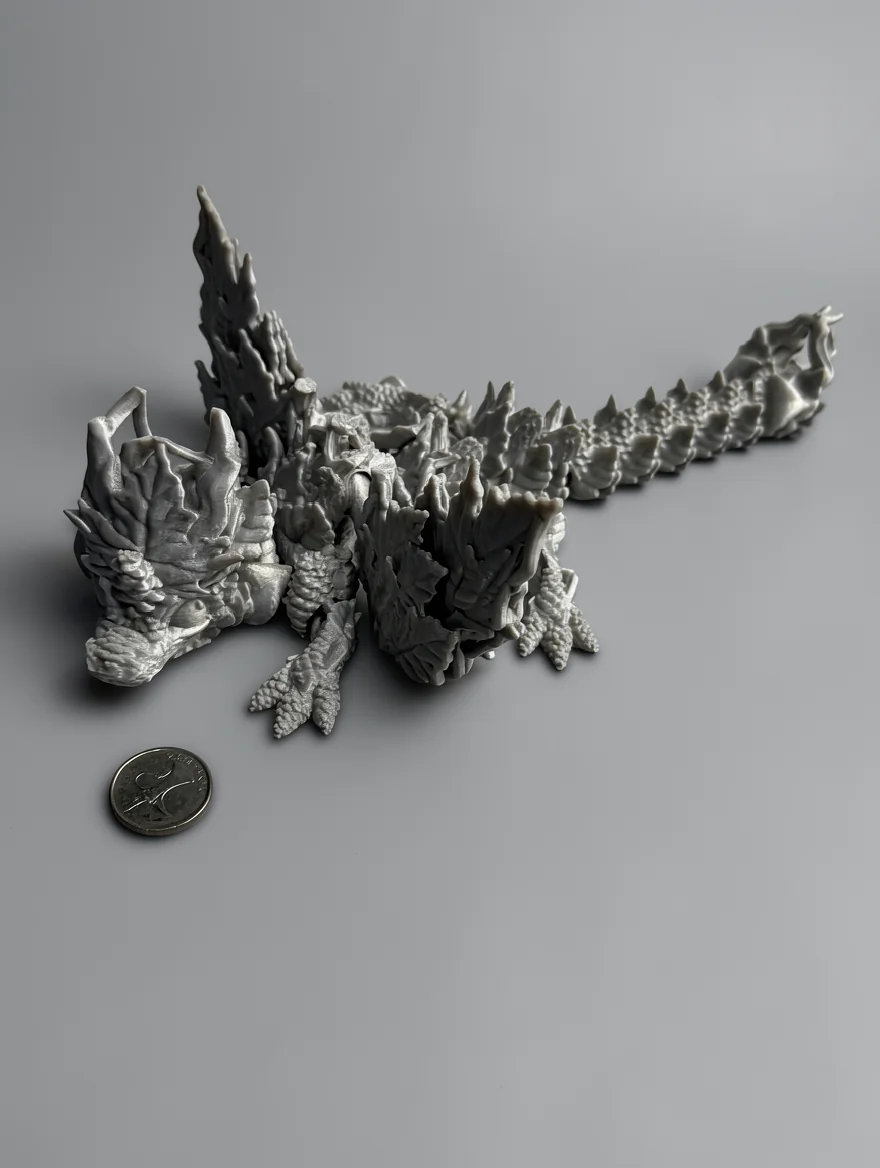 Baby Winged Autumn Dragon