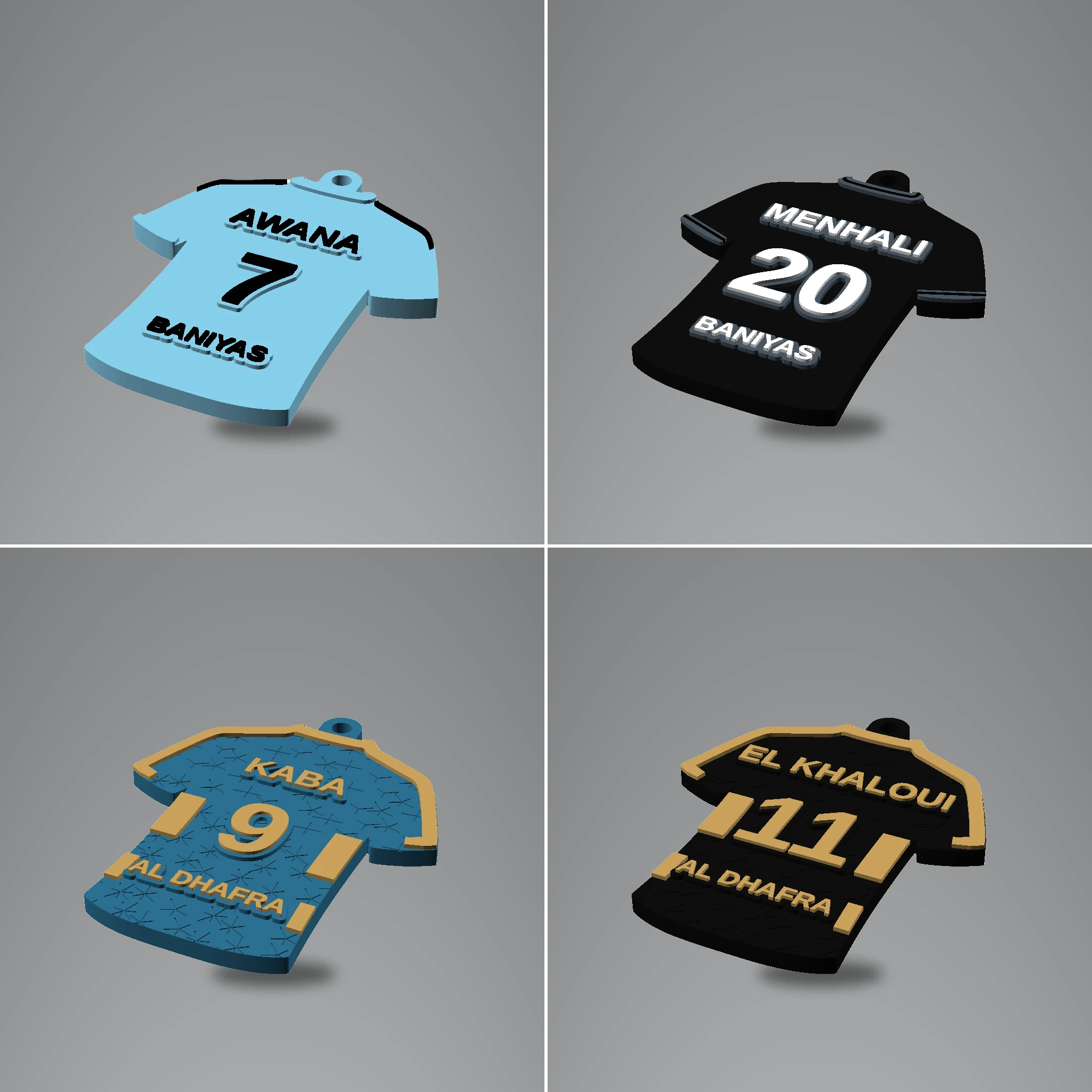 Jersey Keychain