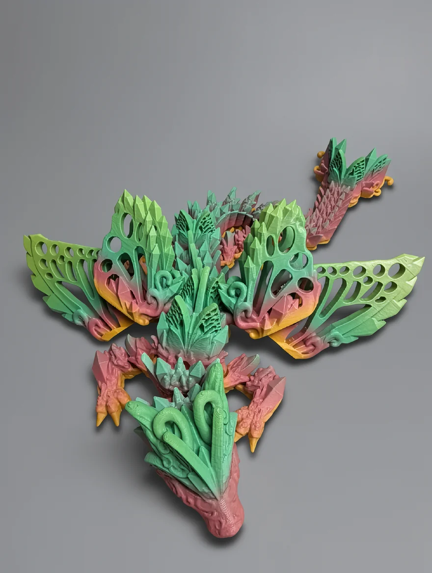 Fae Wolf Dragon (Open Hole Wings)
