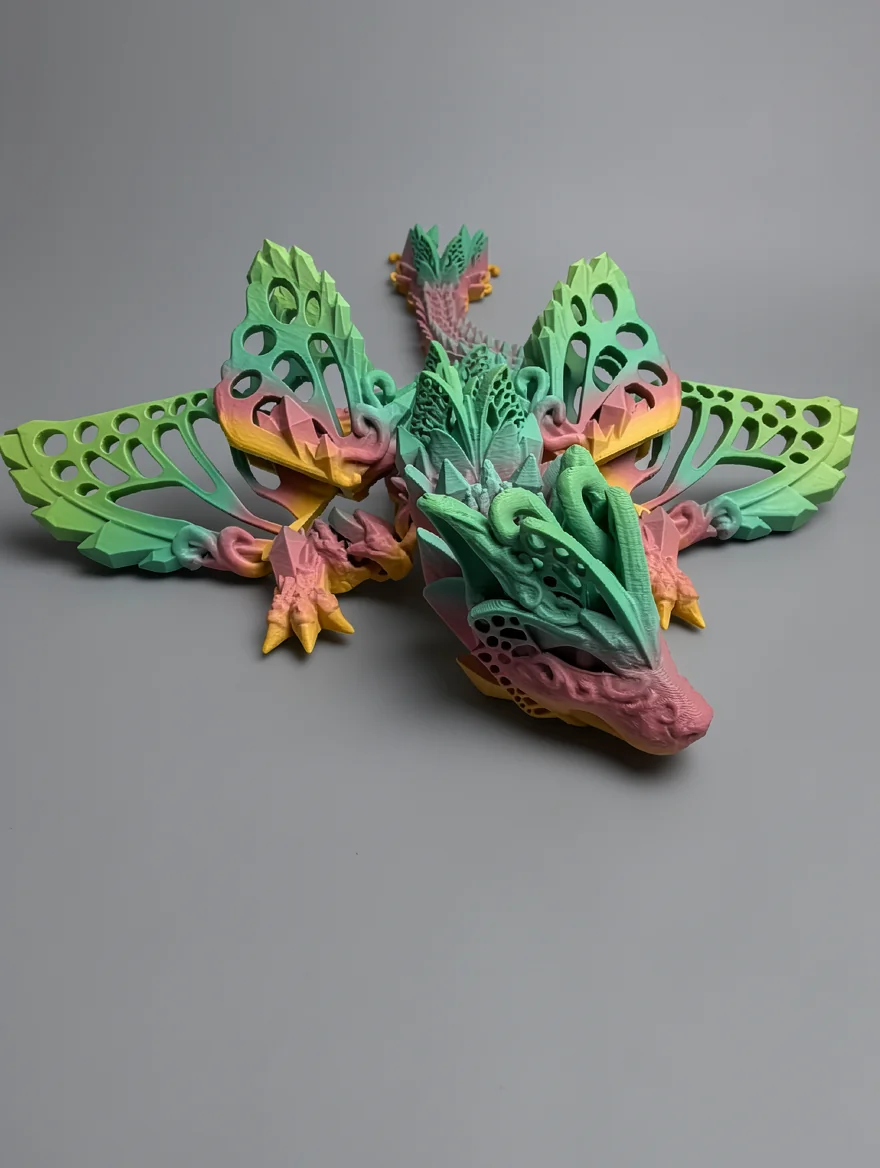 Fae Wolf Dragon (Open Hole Wings)