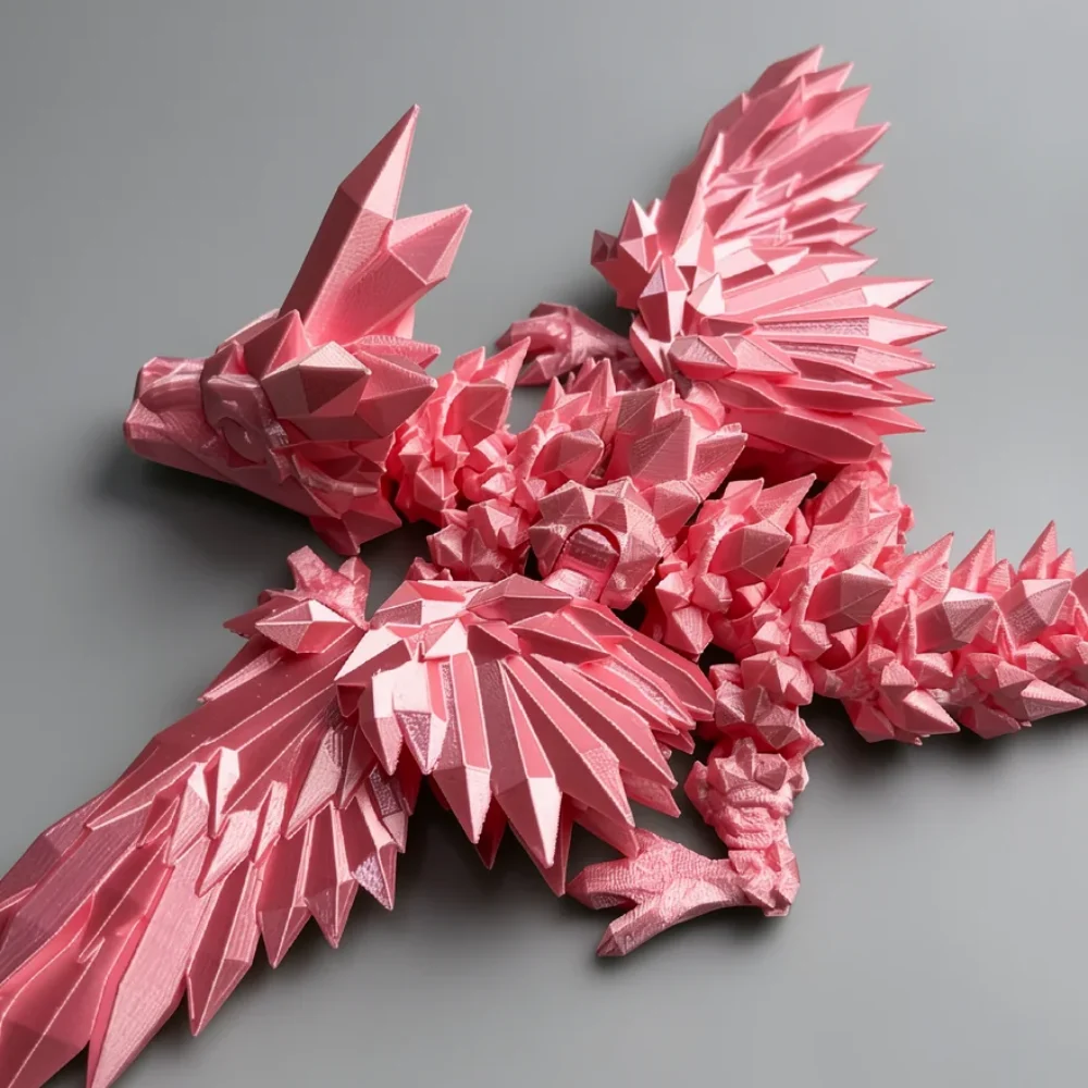 Baby Winged Crystal Dragon