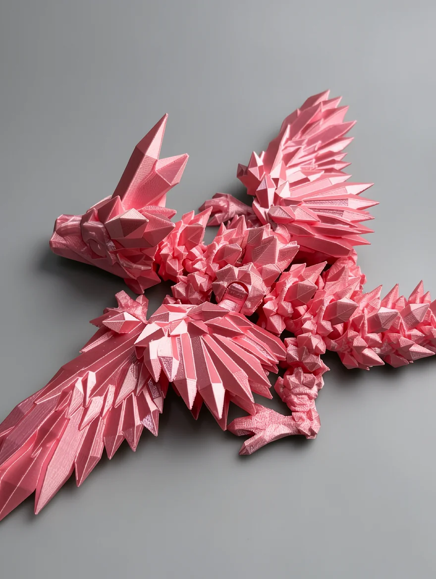 Baby Winged Crystal Dragon