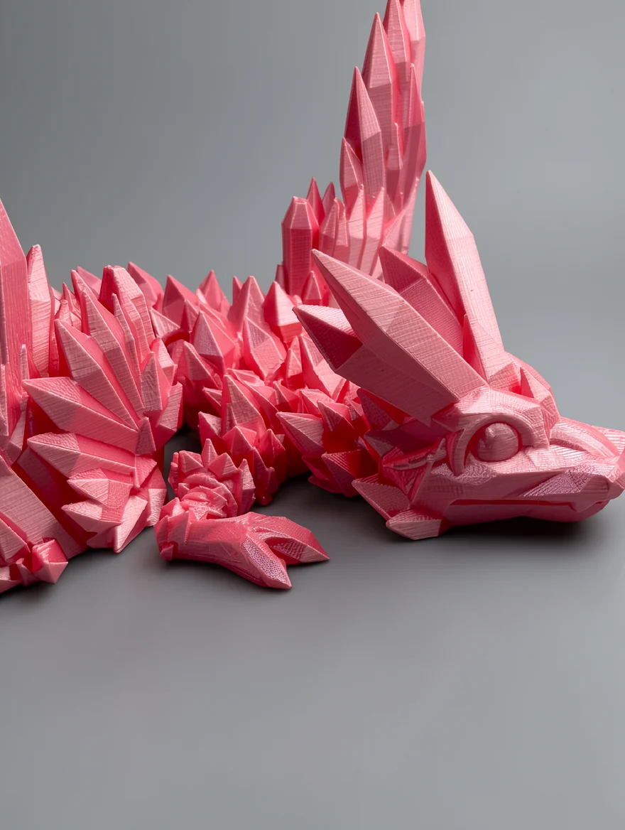 Baby Winged Crystal Dragon