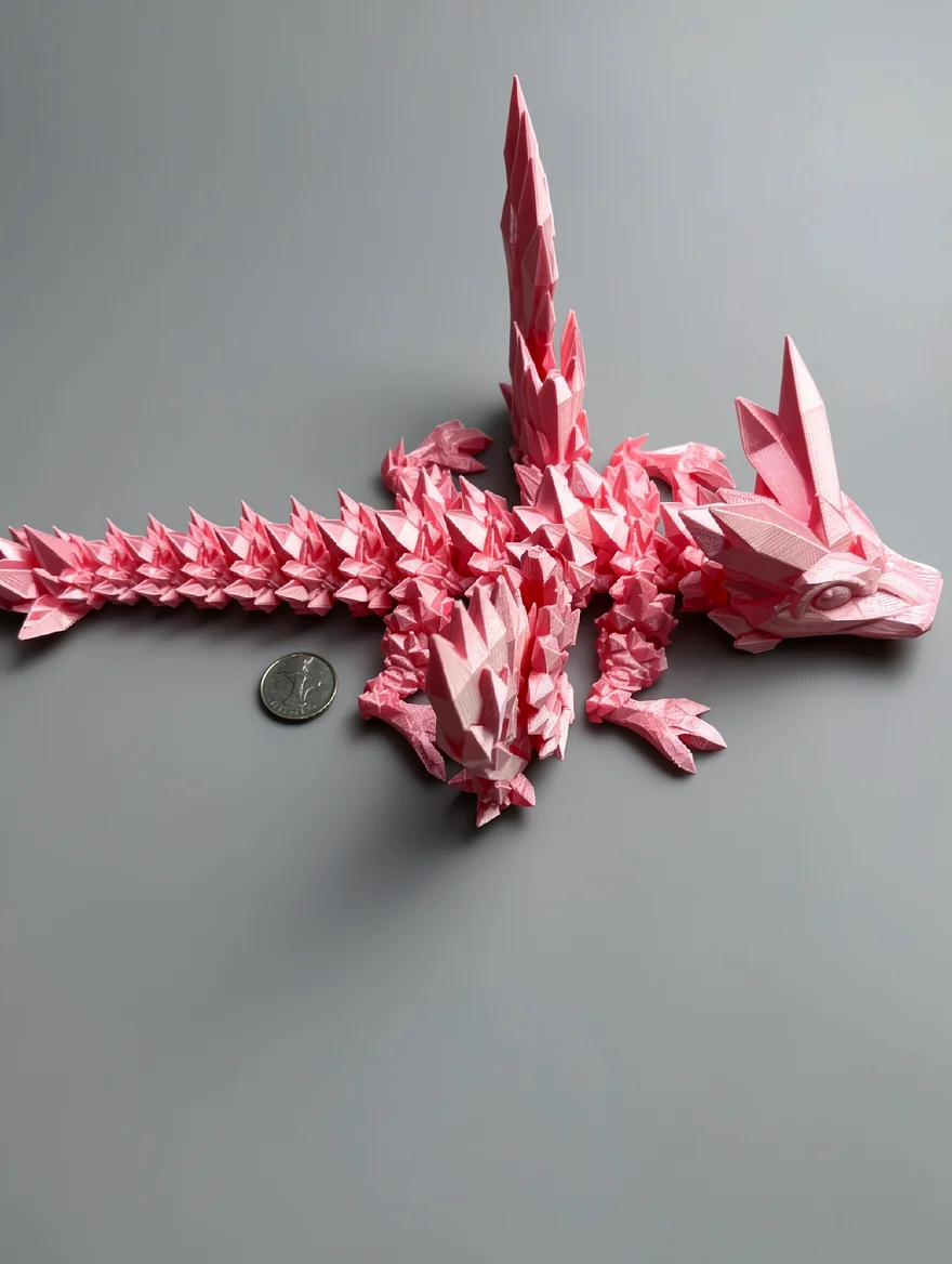 Baby Winged Crystal Dragon