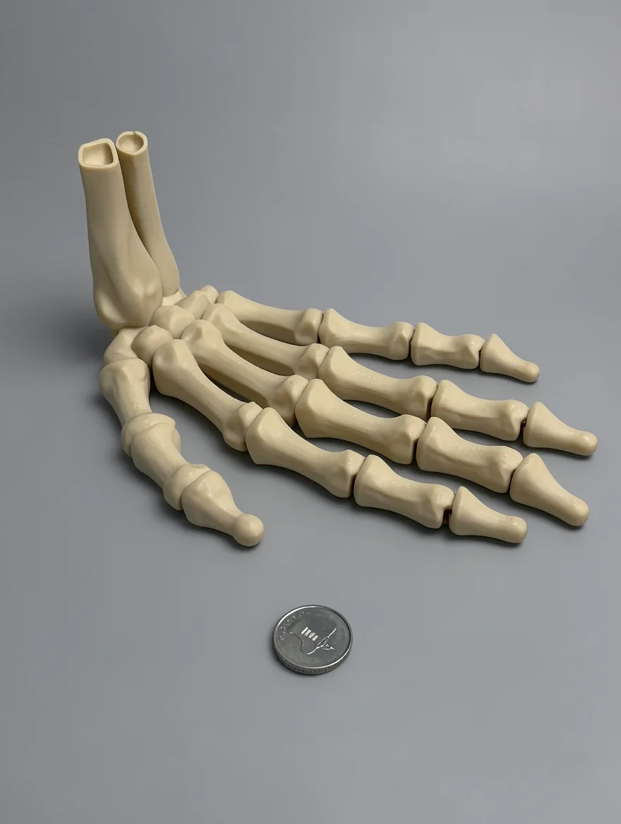 Upright Skeleton Hand (Left)