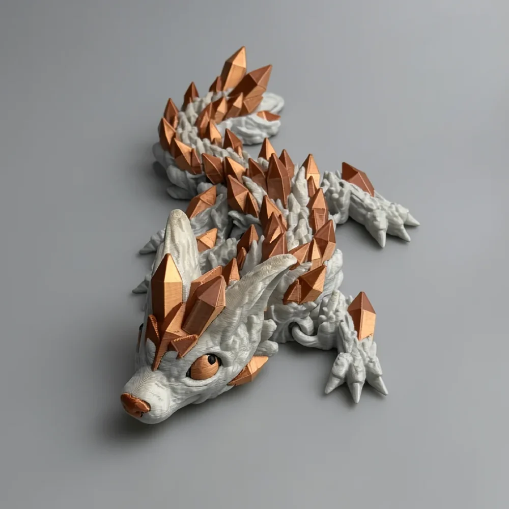 Baby Crystal Wolf Dragon