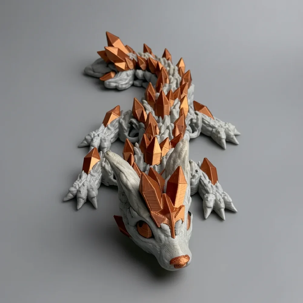 Baby Crystal Wolf Dragon