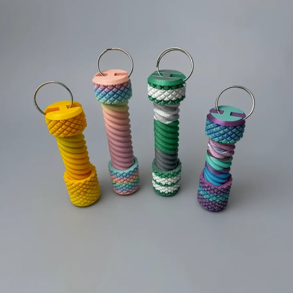Fidget Bolt Stash Keychain – 10cm